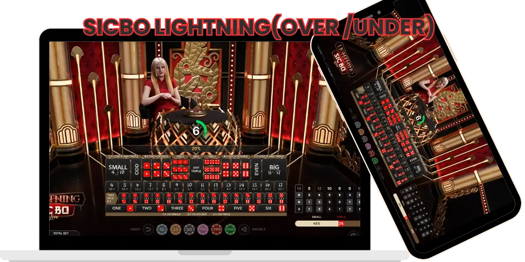 77ph Live - Sicbo Ligtning : Overview , How to Play, Payout, Strategies 3 77ph LIVE sicbo